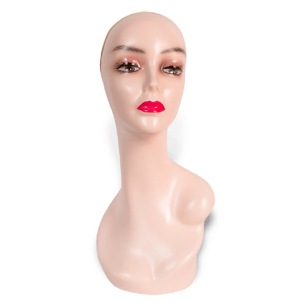 Mannequin Head Female Wig Head Model Display Wig Bracket