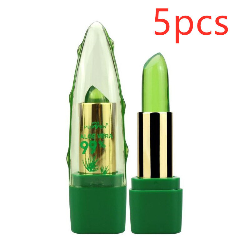 Aloe Vera Gel Color Changing Lipstick Gloss  Moisturizer