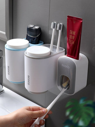 Wall Mounted Automatic Toothpaste Holder