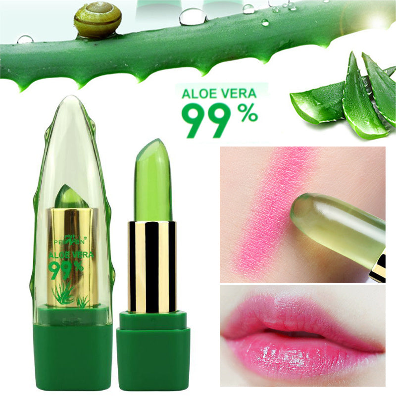 Aloe Vera Gel Color Changing Lipstick Gloss  Moisturizer