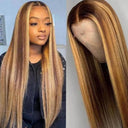  DY010 Medium Straight Hair