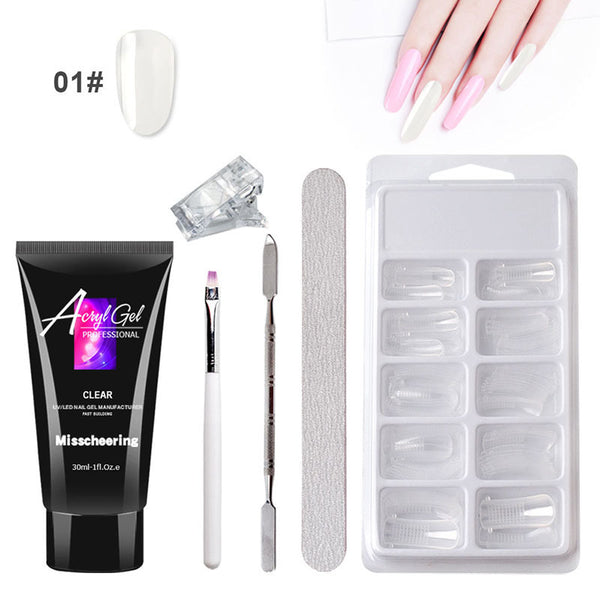 Painless Extension Gel Nail Crystal Gel Set