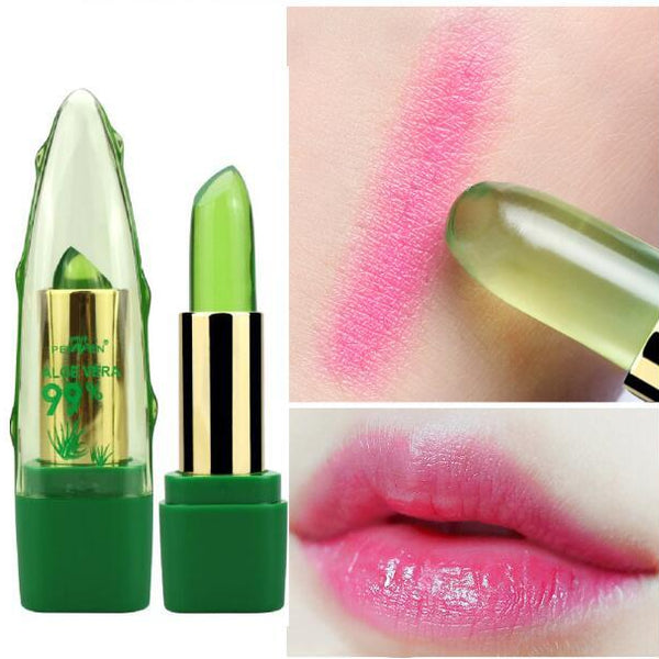 Aloe Vera Gel Color Changing Lipstick Gloss  Moisturizer